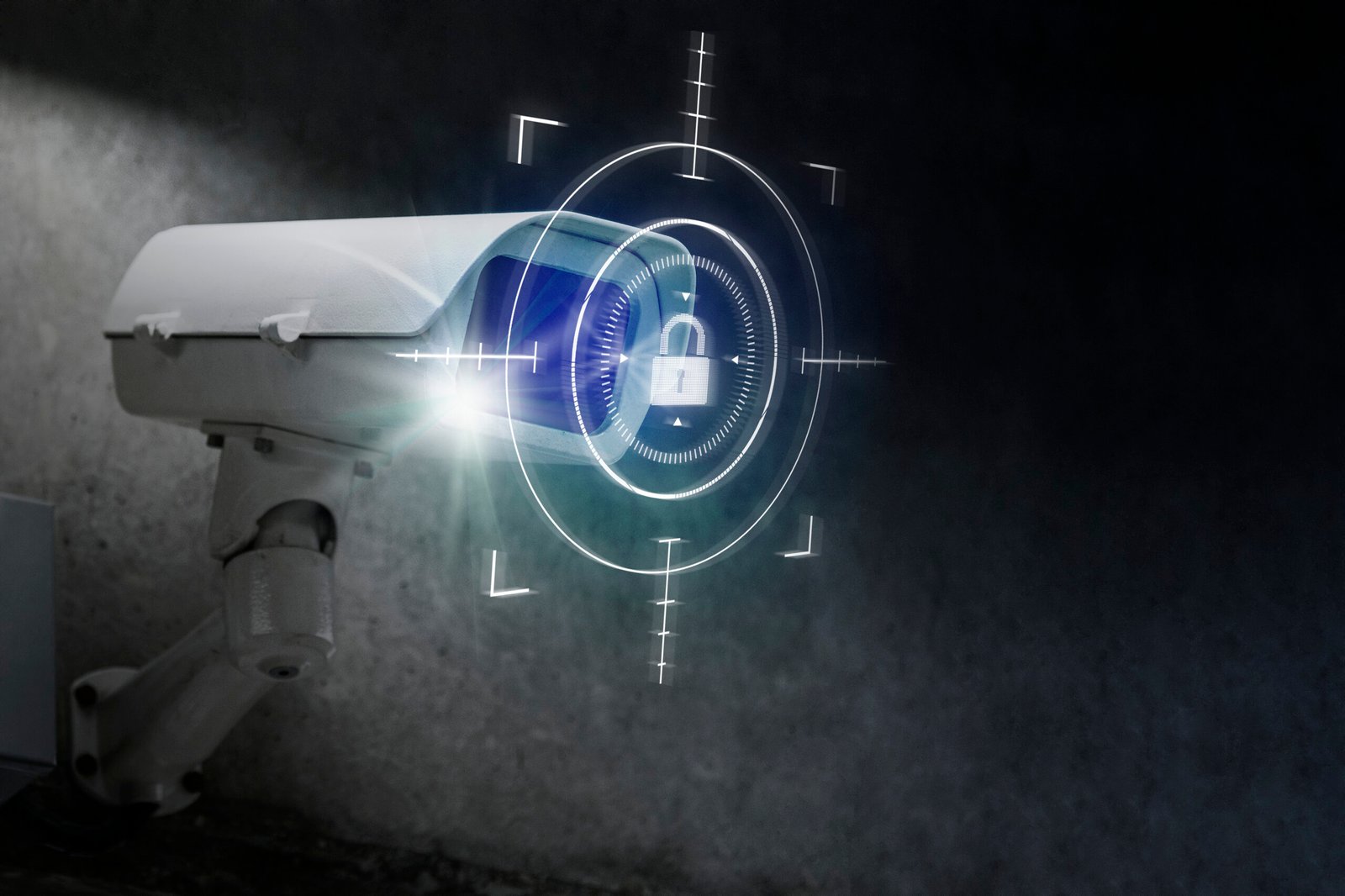 Close-up of a medical imaging scanner with a blue-lit circular holographic interface.